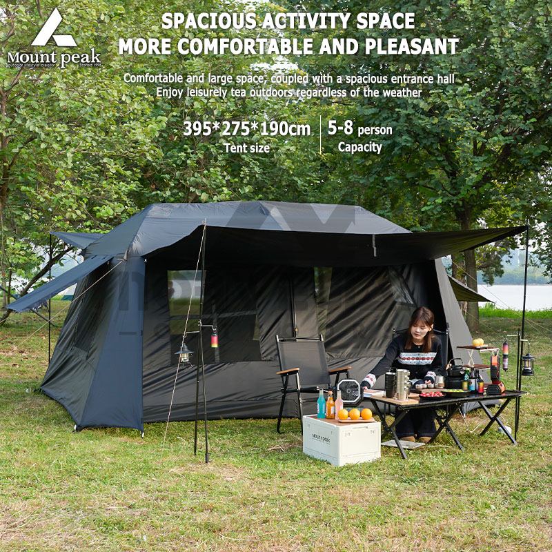 Outdoor Adventure Kit - Mount Peak Automatic Large Camping Tent