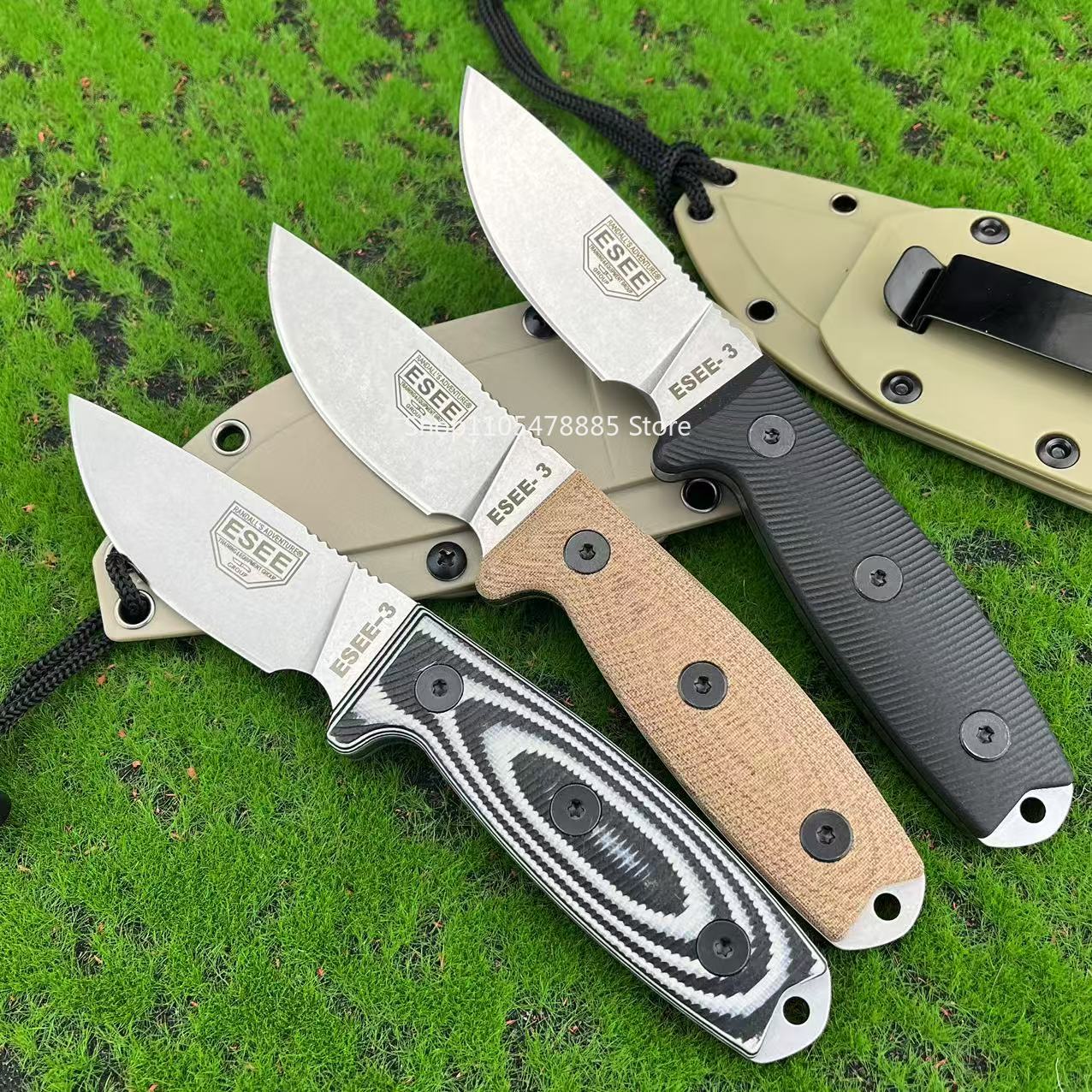 Practical Cutting Knife ESEE-3 - Survival Knife Full Tang review and price