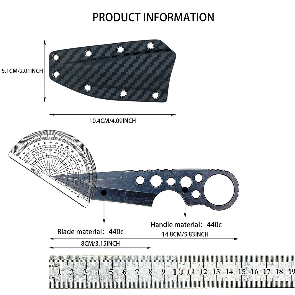 Full Tang Compact Climbing Bac - Survival Knife Full Tang review and price