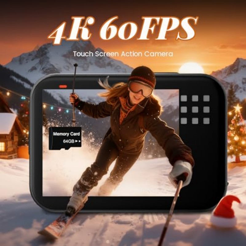Mini body camera, 2K action ca - Outdoor Adventure Images review and price