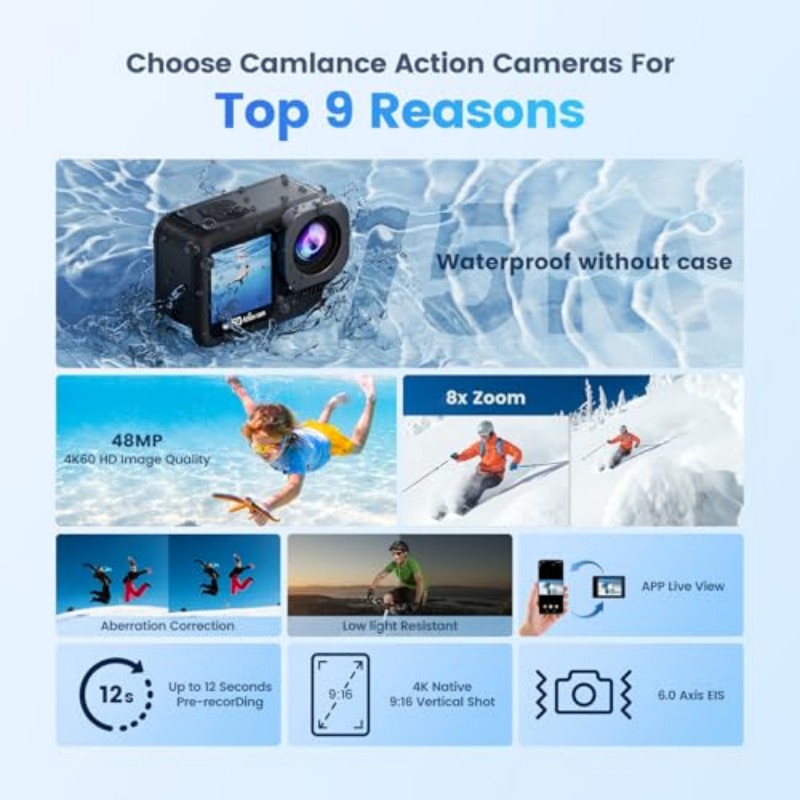 Mini body camera, 2K action ca - Outdoor Adventure Images review and price
