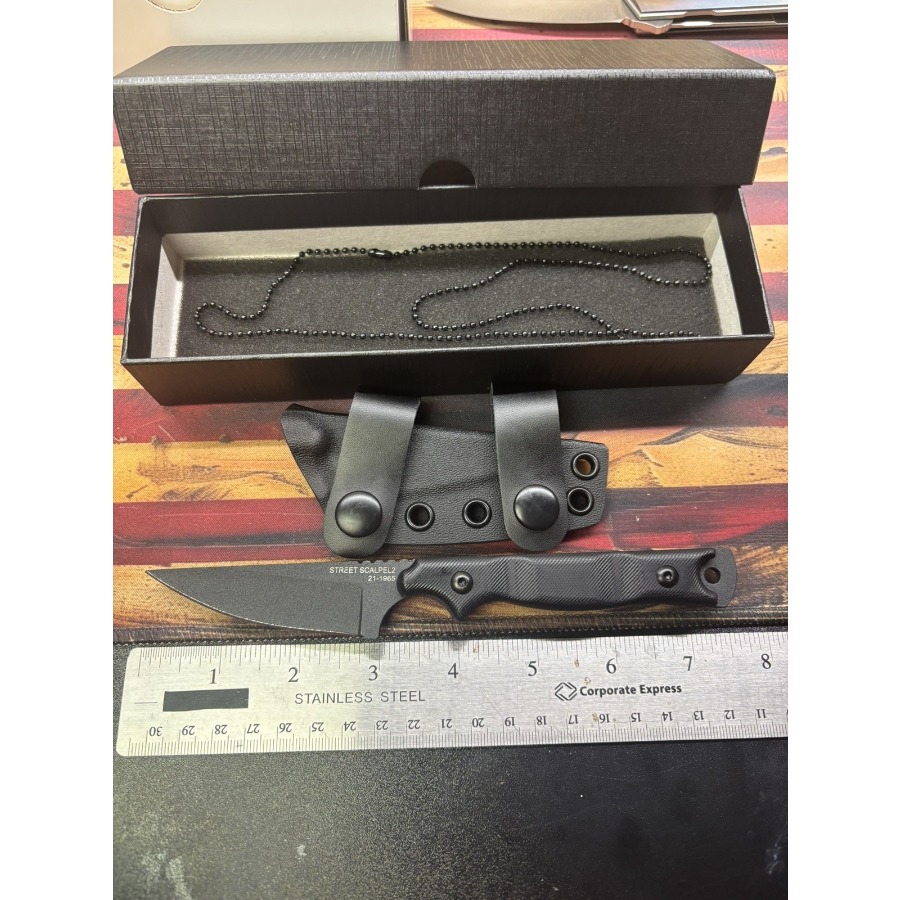 TOPS Street Scalpel 2 Knife Ca - Survival Knife Full Tang review and price