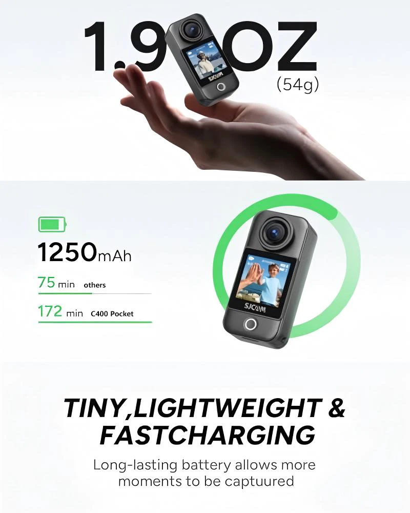 ApexTPC400 Pocket SJCAM Wearab - Outdoor Adventure Images review and price