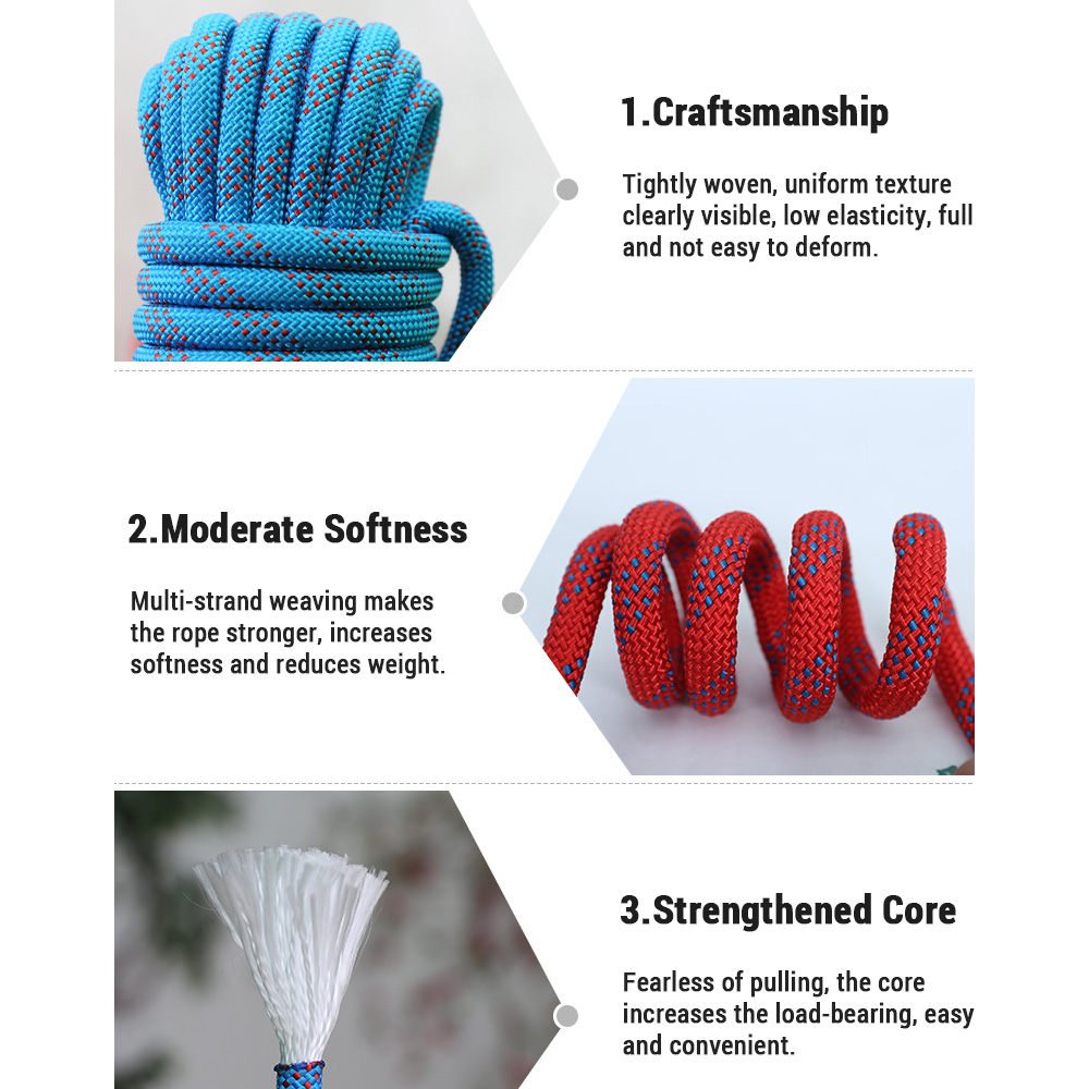 10mm Climbing Rope 10M/20M/30M - Rope Climbing Static review and price